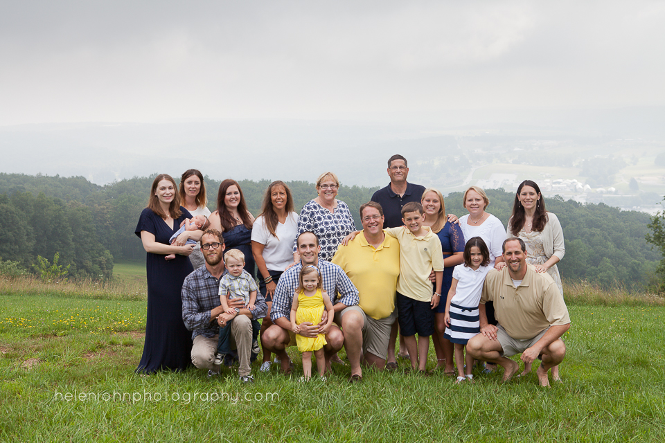 extended family session in deep creek lake maryland