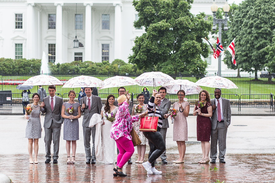 wedding photo bomber