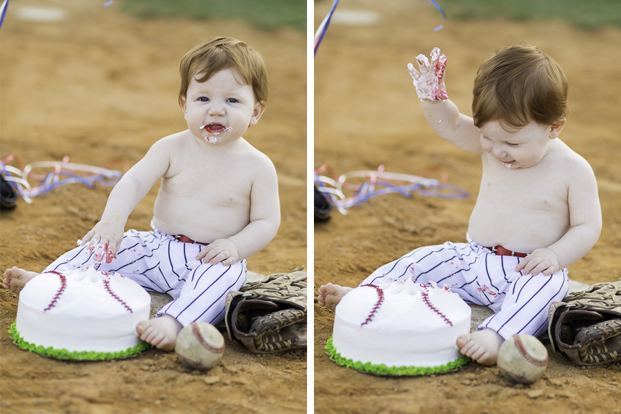 baseball cake for first birthday