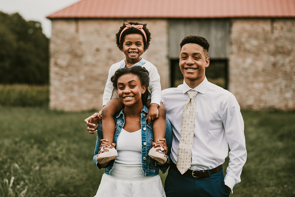 three siblings
