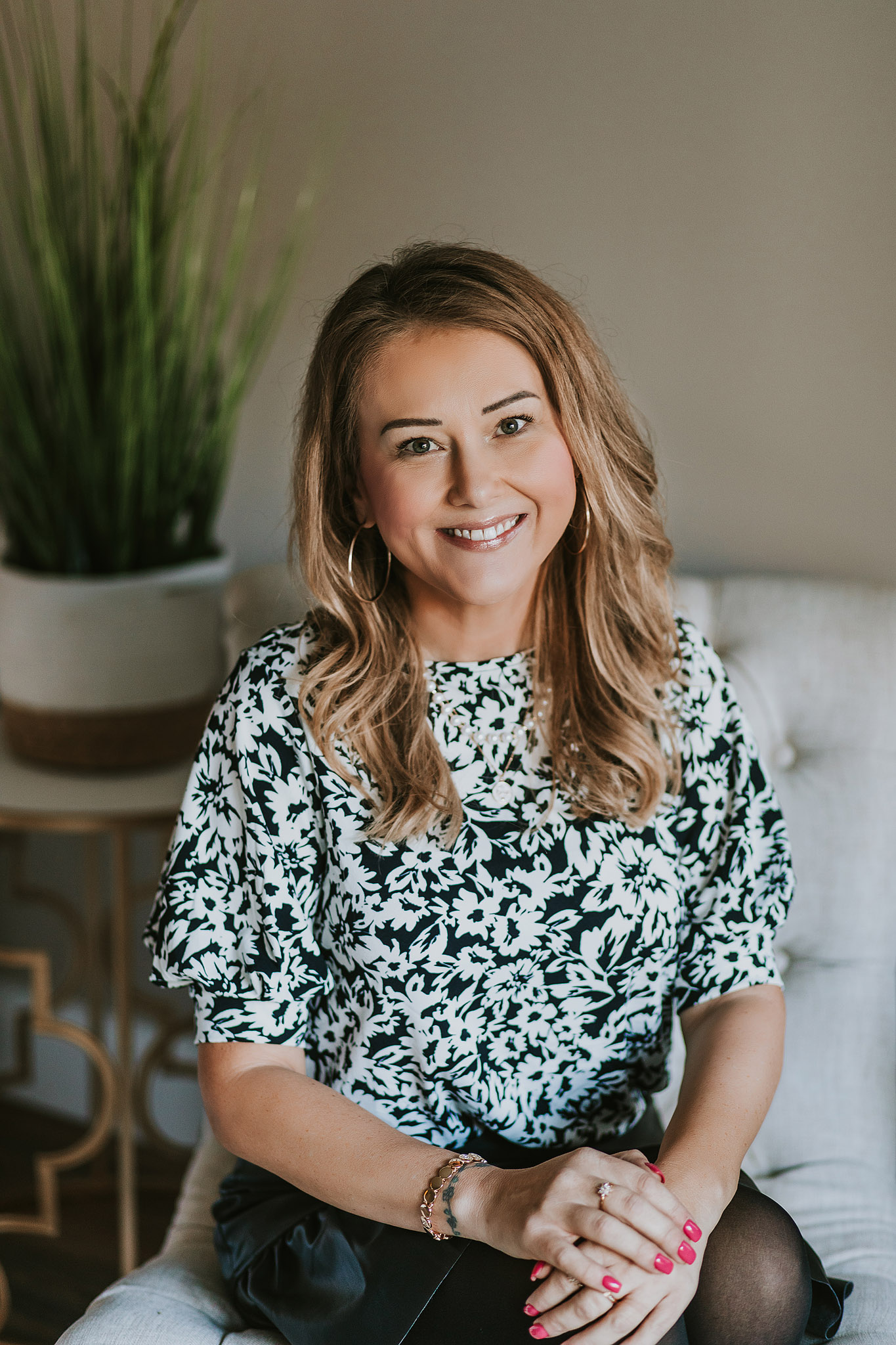 headshot of woman in a professional environment