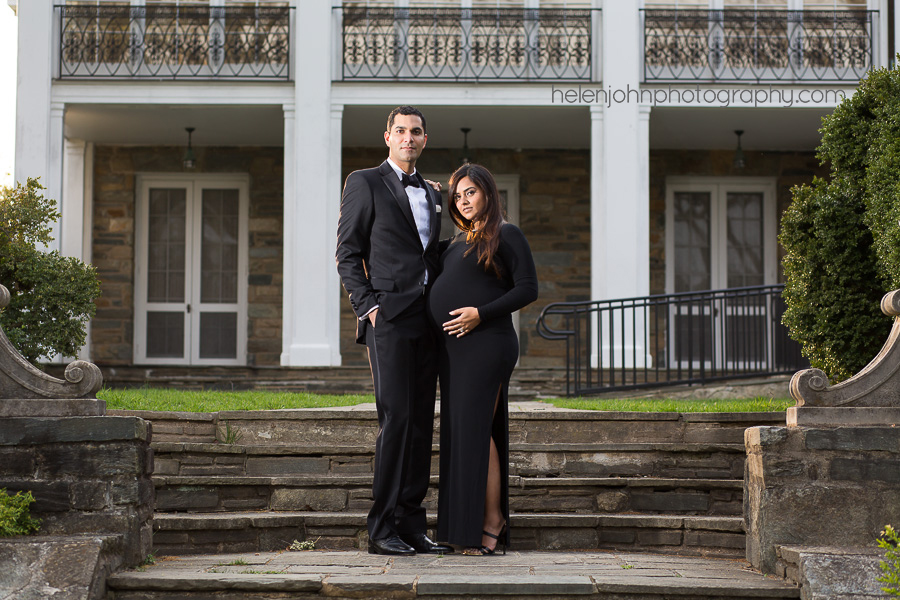 glenview mansion maternity session in rockville maryland